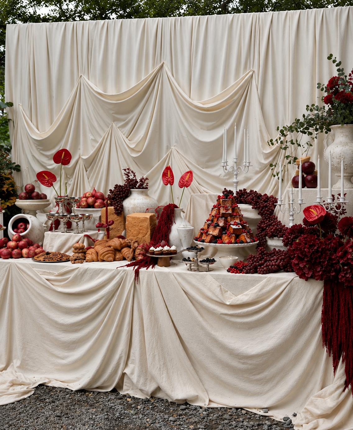 Brunch de lendemain de mariage préparé par Atelier Margaux, traiteur mariage à Lille