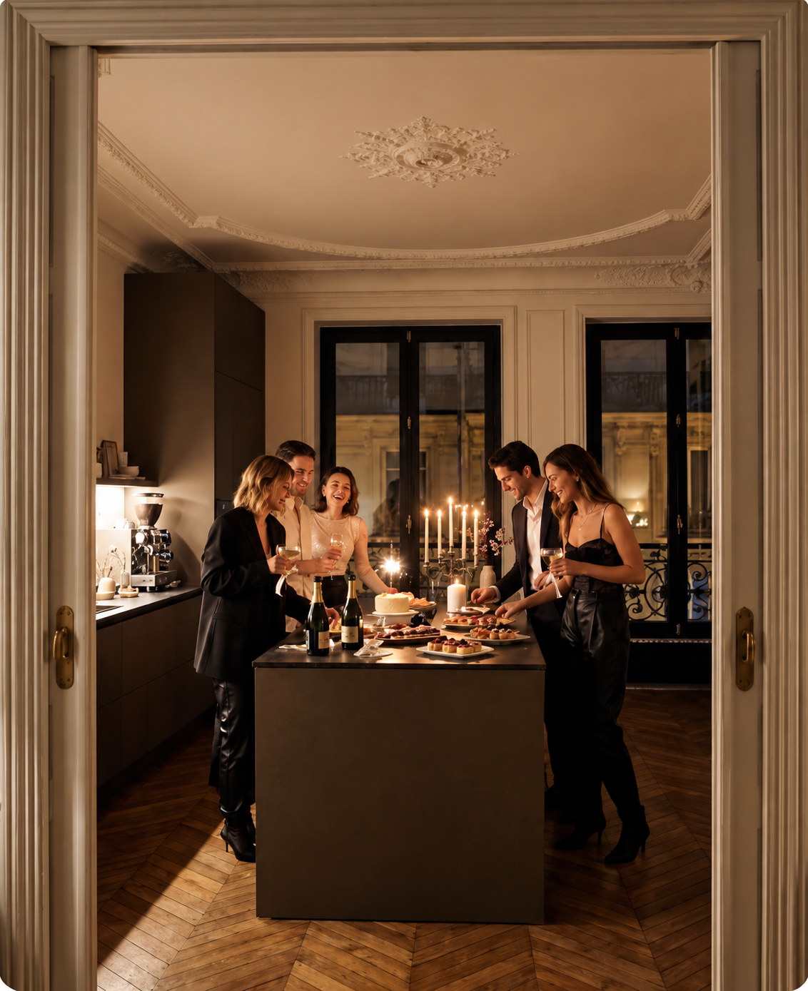 Réception avec chef privé à domicile par Atelier Margaux